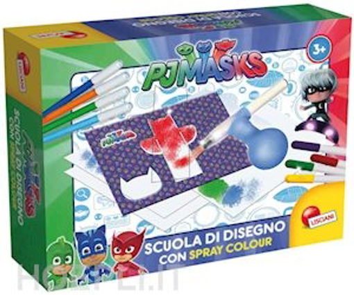 Immagine di SCUOLA DI DISEGNO PJ MASKS "SPRAY COLOUR" LISCIANI